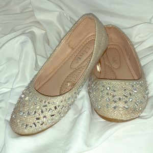 Little girl shoes rhinestones